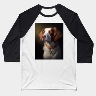 Royal Portrait of a Brittany Spaniel Baseball T-Shirt